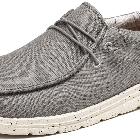 Women's Canvas Slip-on Loafers Casual Shoes Summer Comfortable Lightweight - Picture 1 of 6